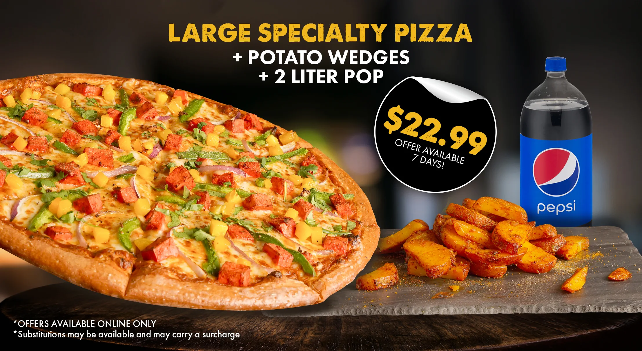 Order large pizza online