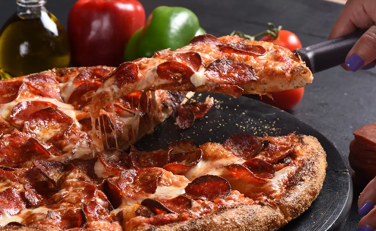 American Hand tossed pizza