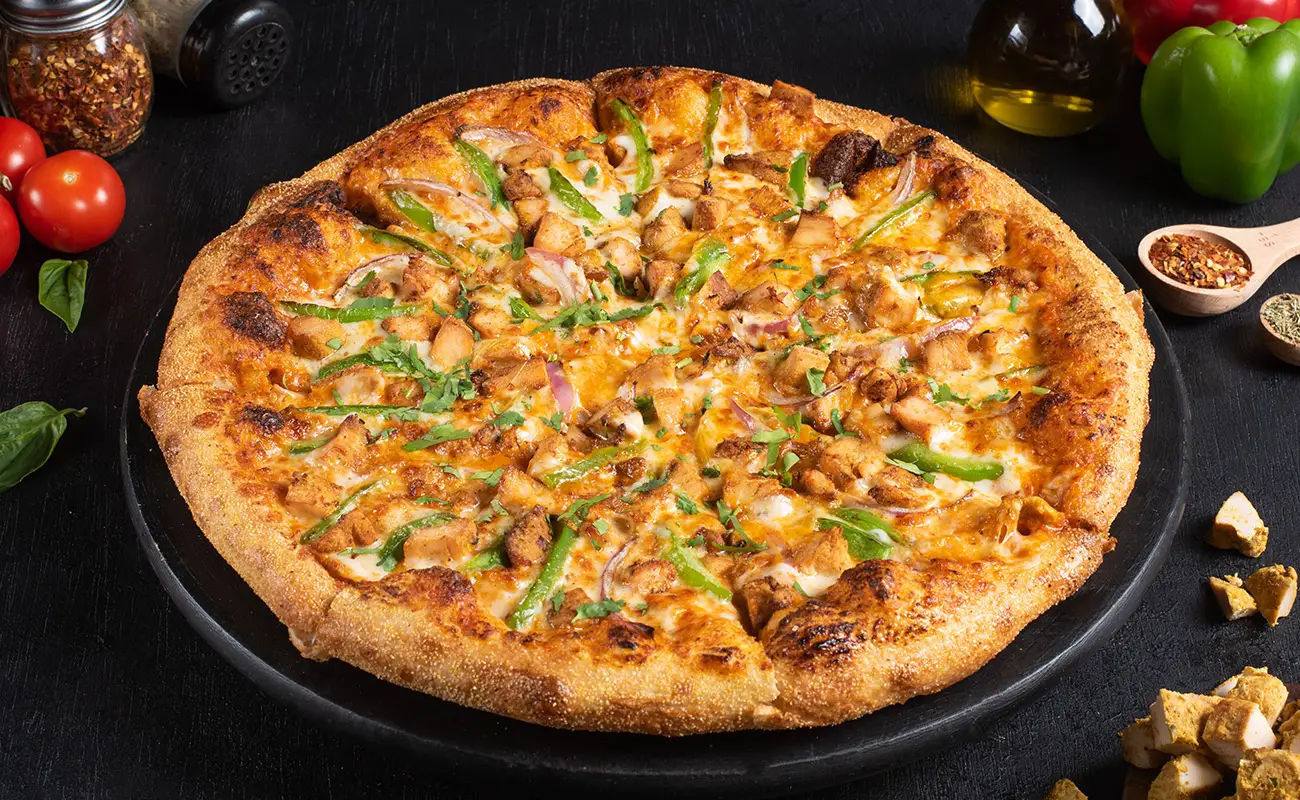 Butter Chicken Pizza