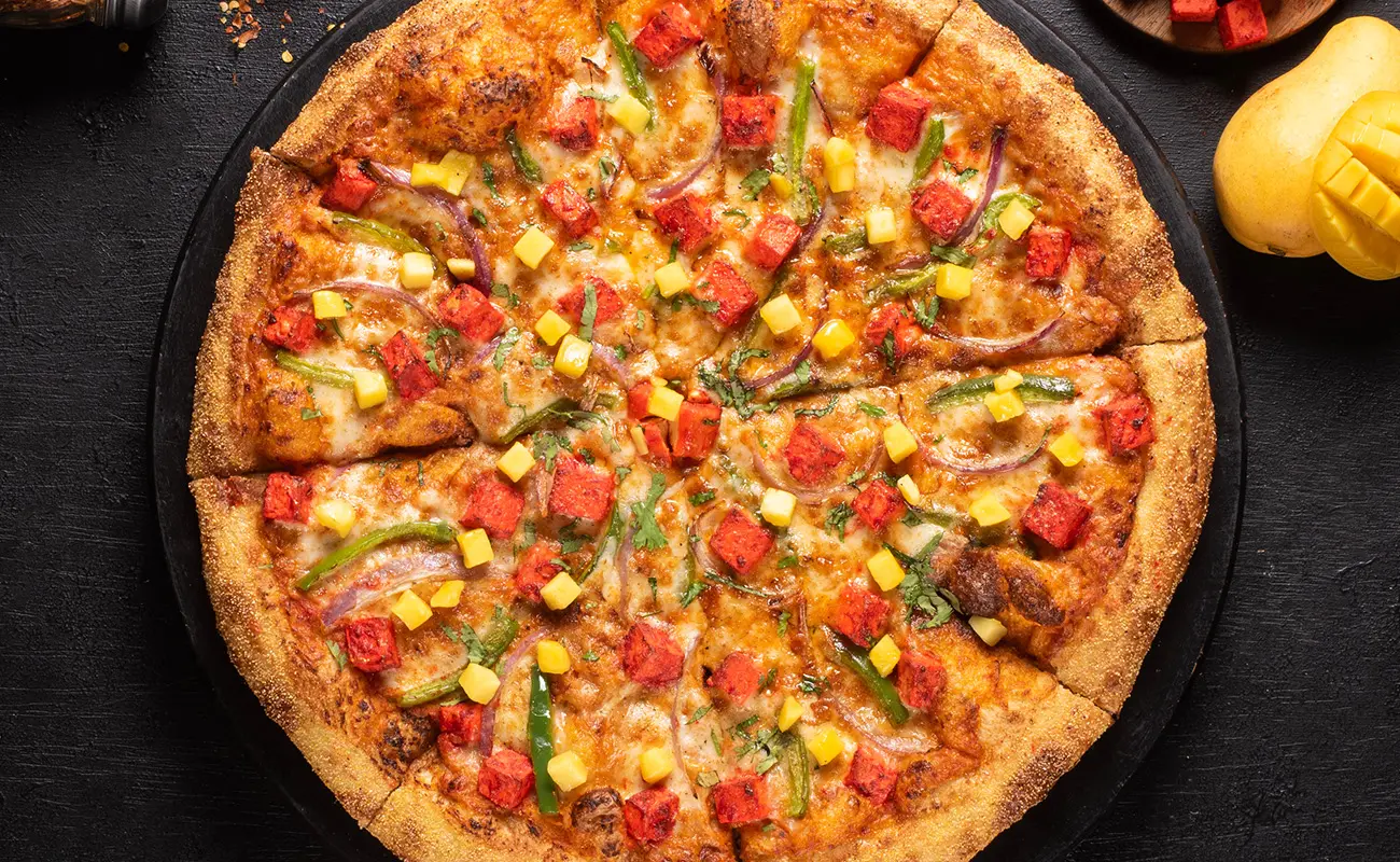 Pizzawala's Mango Paneer Pizza